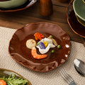Stylish special-shaped bowls, plates, dishes, retro, good-looking restaurants, hotels, for home, steak plates, desserts, pastries, rice bowls