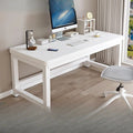 Solid wood computer desk - desktop, bedroom, home, small desk, student writing desk, double gaming desk, office desk
