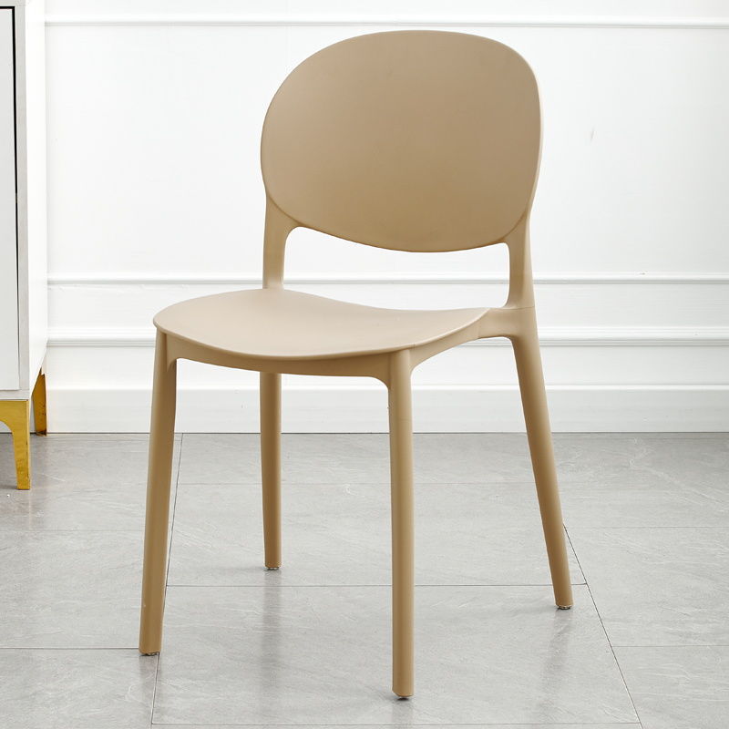 Scandinavian modern casual plastic chair for home backrest dining chair casual study chair stool restaurant chair scandinavian style