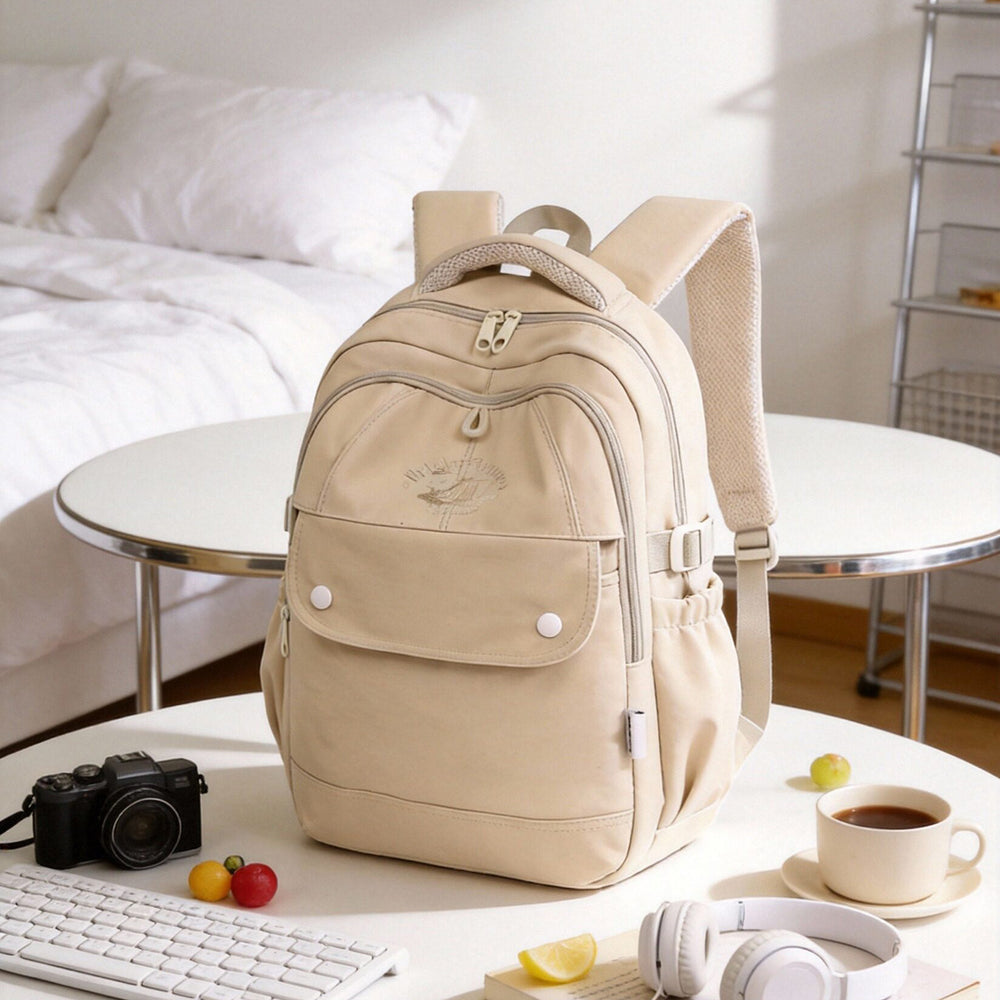 high-value elementary school, junior high school, and high school student backpacks for girls – large capacity, japanese-style, cute, minimalist double backpacks