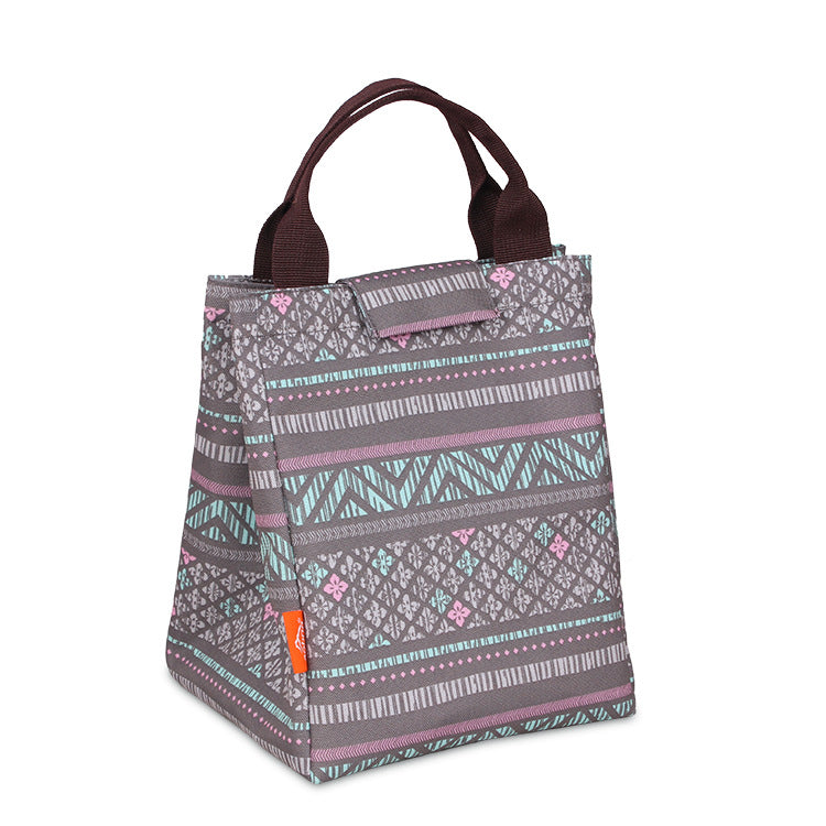 Customized  DuPont paper waterproof bento bag multi-functional portable lunch box bag outdoor portable thermal insulation and cold insulation custom