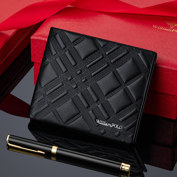 Emperor Paul Men's Leather Wallet New Casual Premium Light Business Ultra-thin Small Change Bag Wallet Wholesale