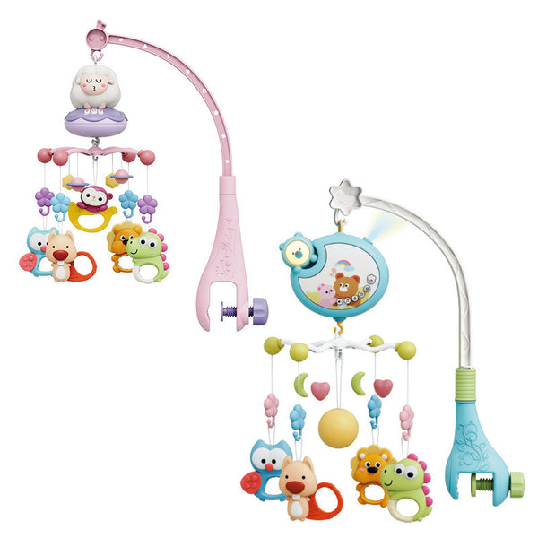 Cross-border  export crib bell toy baby music rotating bedside bell bed hanging rattle soothing toy