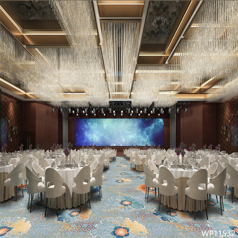 Acmest carpet: custom-made, full-coverage, wool and nylon, flame-retardant, and stain-resistant carpets for star-rated hotel guest rooms and banquet halls