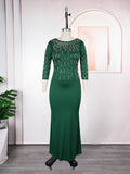 african plus size women's clothing fashionfashionexportnew arrival hot diamond dress  pure colordress