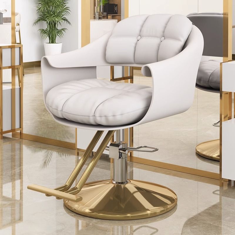 Hairdressing chair, hairdressing chair, internet celebrity hair salon, high-end hairdressing shop seat, hair cutting stool, stainless steel hairdressing chair