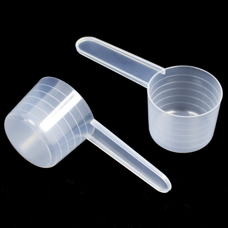 Individually wrapped plastic spoons, 60ml measuring spoons, laundry detergent spoons, powder, feed, fertilizer, non-food grade, water capacity 60g