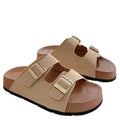 New arrivalclassy retro birkenstock slippers women's summer outwearsummerfashion sandals thick sole beach sandals