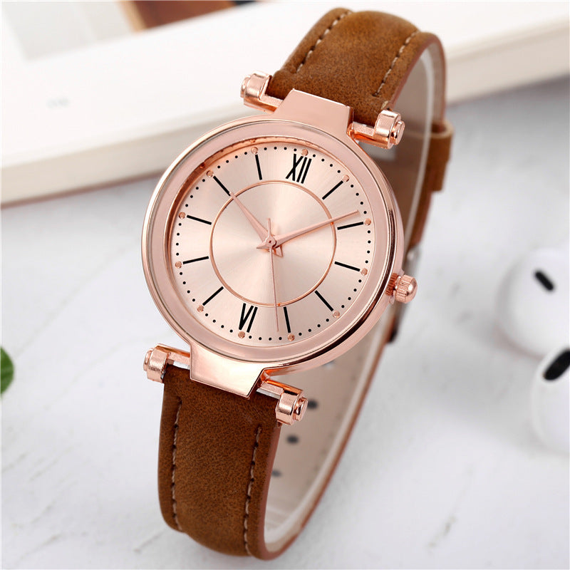 Wish fashion watch - women's stylish, unique, new arrival - ladies' watch with roman numeral sunray dial