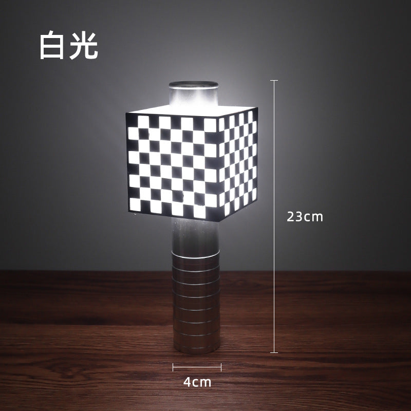 Cross-border led charging luminous flash stick bar KTV handheld flash stick wine extended atmosphere champagne stick wholesale