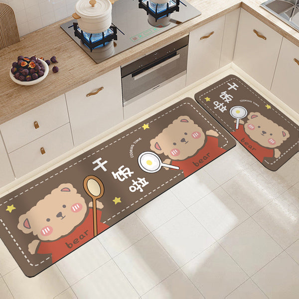 Diatom mud floor mat bathroom absorbent foot mat toilet non-slip mat kitchen toilet door mat carpet bathroom