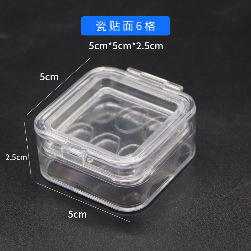 Dental transparent film box, denture holder box, film tooth box, denture packaging box, orthodontic box, logo can be printed.