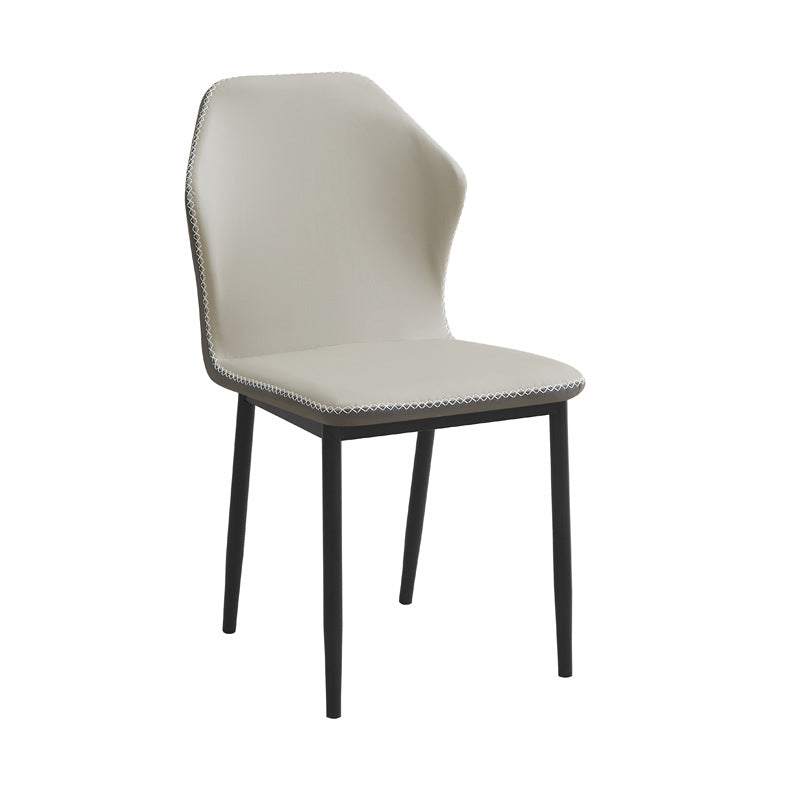 Source factory manufacturer wholesale italian normcore dining chair for home carbon steel restaurant hotel chair office reception chair