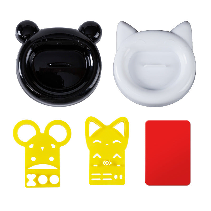 bestseller: panda rice ball mold - food-grade baking tool, cartoon design for home, picnic, and diy rice ball making
