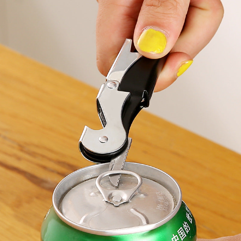 Wine bottle opener multifunctional beer wine opener stainless steel seahorse knife screwdriver portable portable