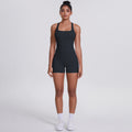Cloud-feel brushed outdoor casual running yoga clothes, quick-drying, beautiful back, hip-lifting, tight shorts, sports and fitness clothes suit