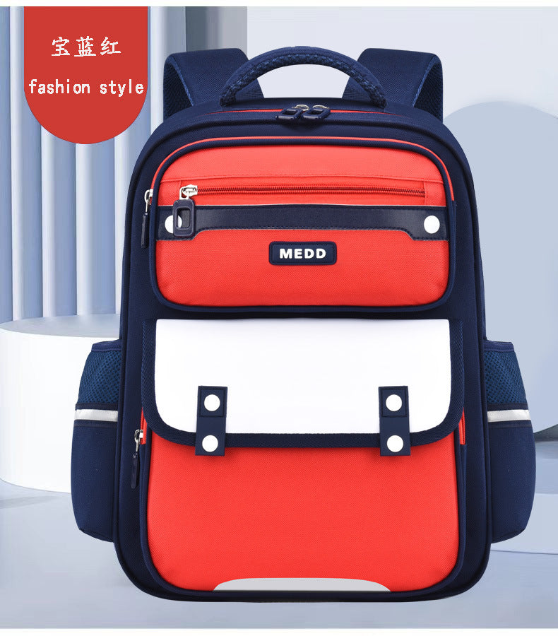 New Elementary School Bag Children's 3rd-6th Grade Elementary School Student Lightweight Oxford Cloth Breathable Backpack Wholesale Distribution