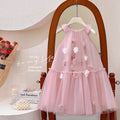 Girls' dresses:  summer new arrivals - stylish floral sleeveless princess sundress