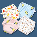 Baby potty training pants summer baby boys diaper pants baby girls diaper pants gauze diaper pocket practice learning pants