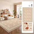 Carpet living room 2026 new retro medieval style no-wash, wipeable, waterproof and anti-fouling, maintenance-free bedroom coffee table floor mat