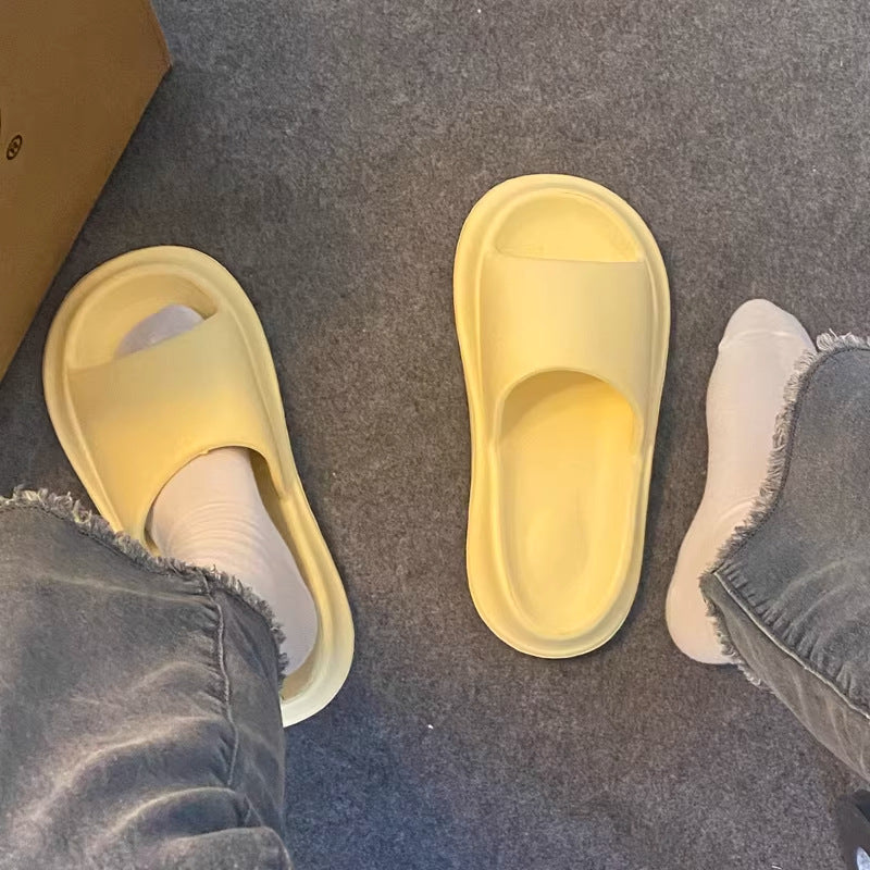 Eva cloud slides for women - summer outdoor wear, 2026 new fashion, minimalist style, indoor home slippers, couple's sandals for men