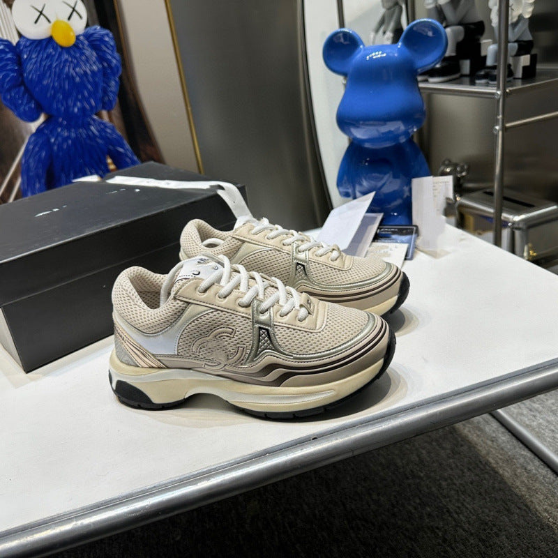 Pure original low ankle silver horn king sneakers 2026 spring fashion style thick soleretrocasualrunning shoes
