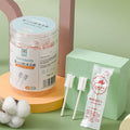 Baby oral cleaning cotton swabs newborn gauze brushing baby teeth infant tongue scraper tongue cleaning tool