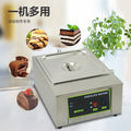 Commercial chocolate melting pot - electric heating, chocolate warmer, constant temperature water bath, double tank hot chocolate melting machine