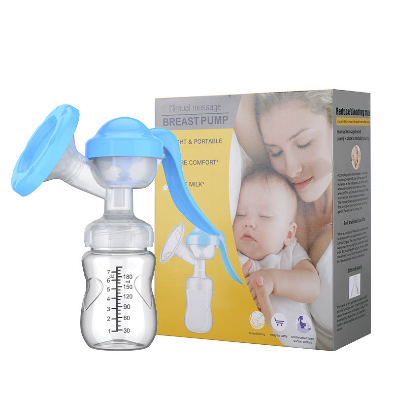 Factory direct sales manual silicone breast pump portable baby breast milk collector pregnant women breast pump manufacturers wholesale