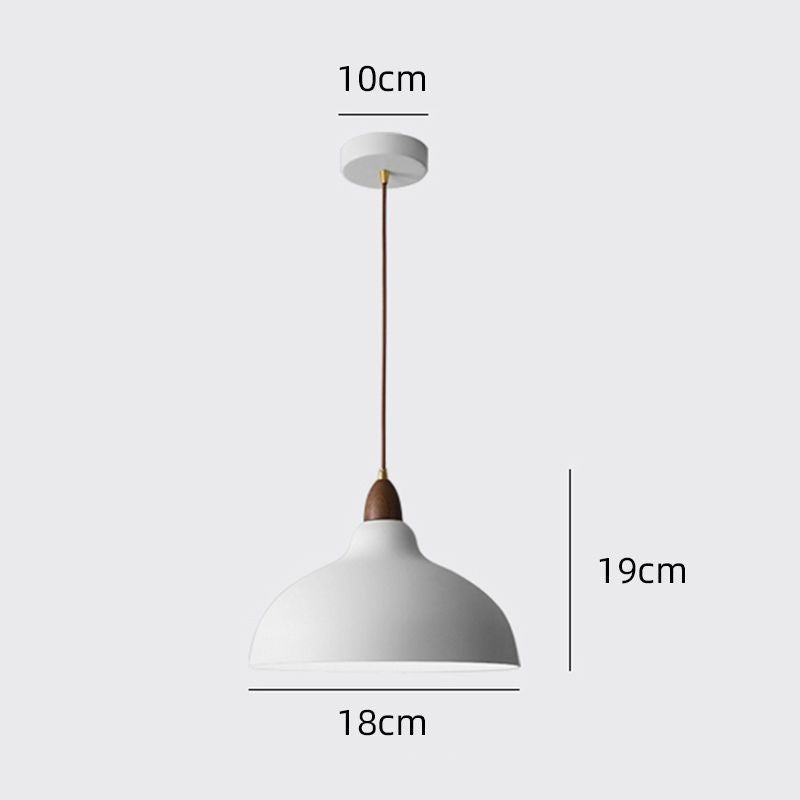 Japanese-style restaurant pendant light, designer retro dining table lamp, minimalist modern art creative homestay solid wood lighting fixture