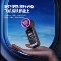 high-speed handheld fan usb digital display cooling fan outdoor portable foldable fan ice compress small fan