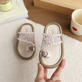Vancahao kids' fashion beaded sandals & slippers -  summer new collection - girls' open-toe flip-flops for outdoor wear