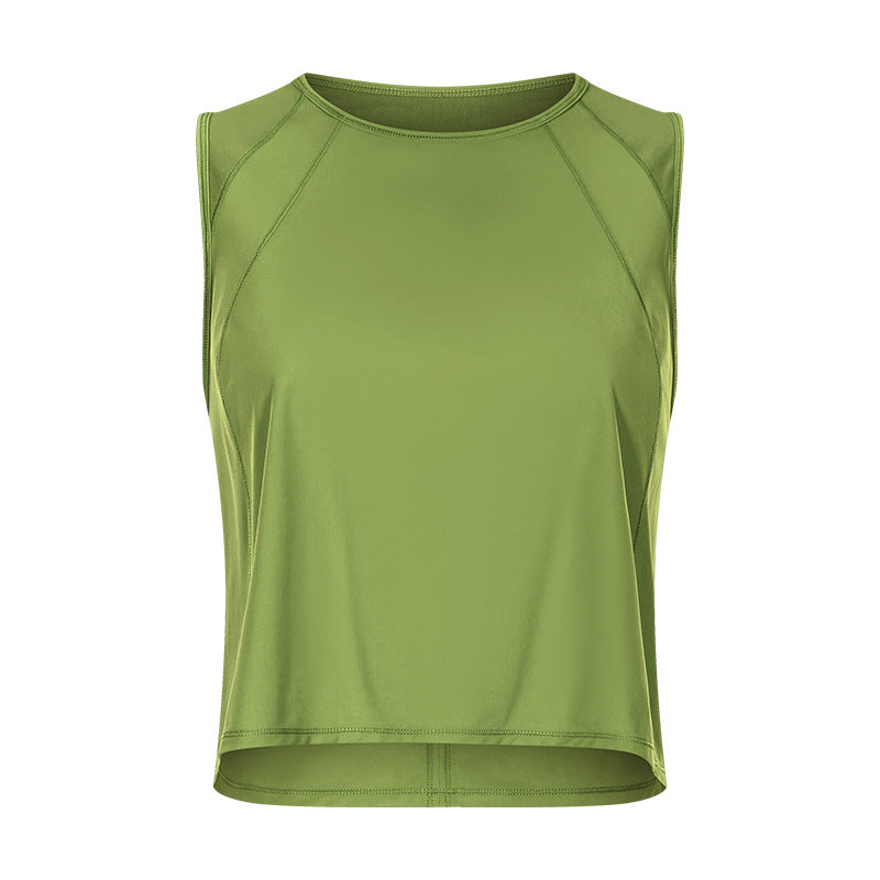 new sleeveless crop top - sexy cutout design, quick-dry, breathable, activewear & yoga top (dt050)