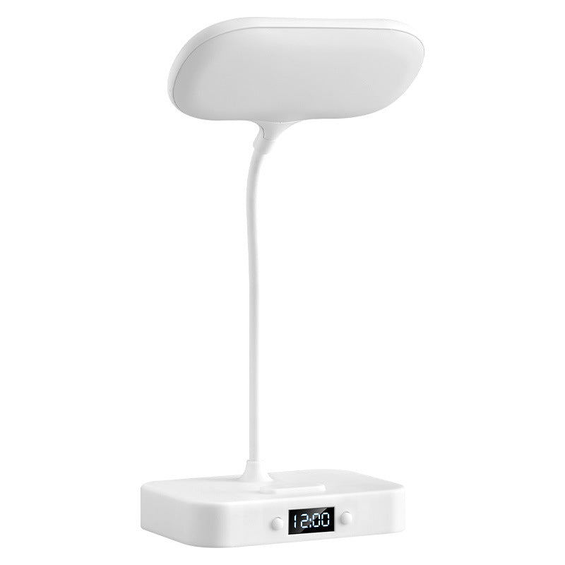 Multifunctional eye-care study lamp - new smart model with time display, three-level dimming, rechargeable, for students and children's desks