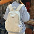 Schoolbag daily travel spring outing travel pure colorpatchwork kindergarten backpack abrasion resistantwaterproof lightweight backpack