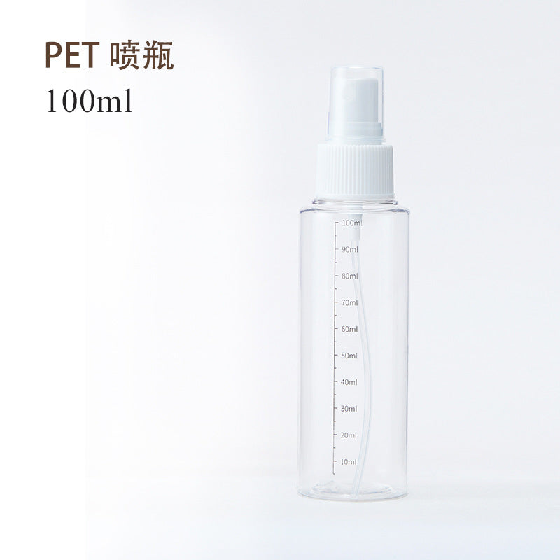 Keqi pet press bottle empty bottle travel refill bottle travel set bottle lotion bottle outdoor liquid bottle skin care hot sale