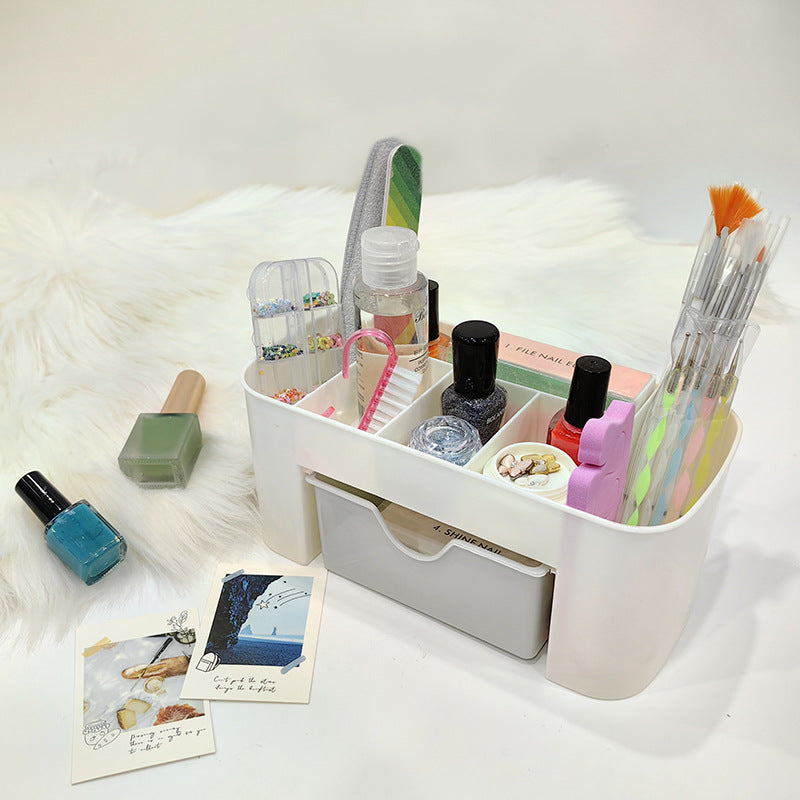 Desktop drawer storage box Office storage box Storage cosmetics sorting Dormitory artifact Desk rack