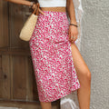 Pre-sale-92158# cross-border fashion women's summer new fashion printed skirt