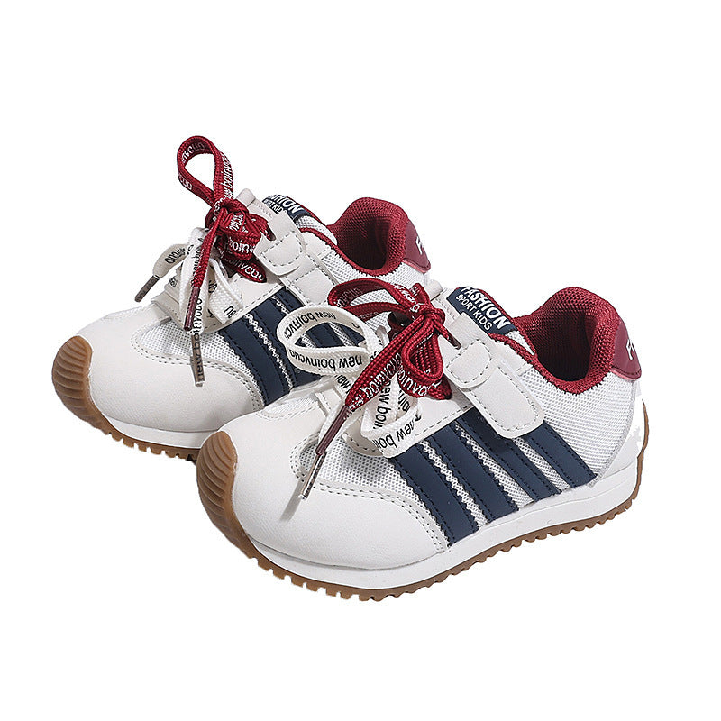 Vancahao kids argan shoes springnew arrival boys running sports shoes breathable girls shoes german training shoes trendy
