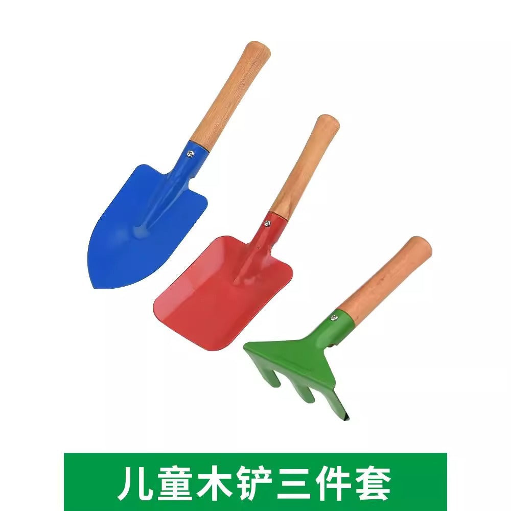 Baolian sea catching tool suit seaside digging clam shovel rake equipment digging tool kids beach three-piece set