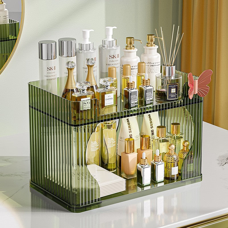 Customized desktop cup storage rack Multifunctional water cup storage box Dust-proof glass Teacup drain cup holder