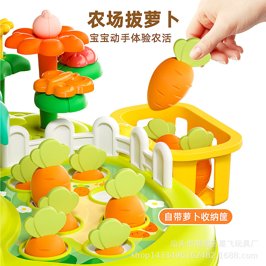New multi-functional game table farm paradise, children's early education enlightenment parent-child interaction baby educational toys