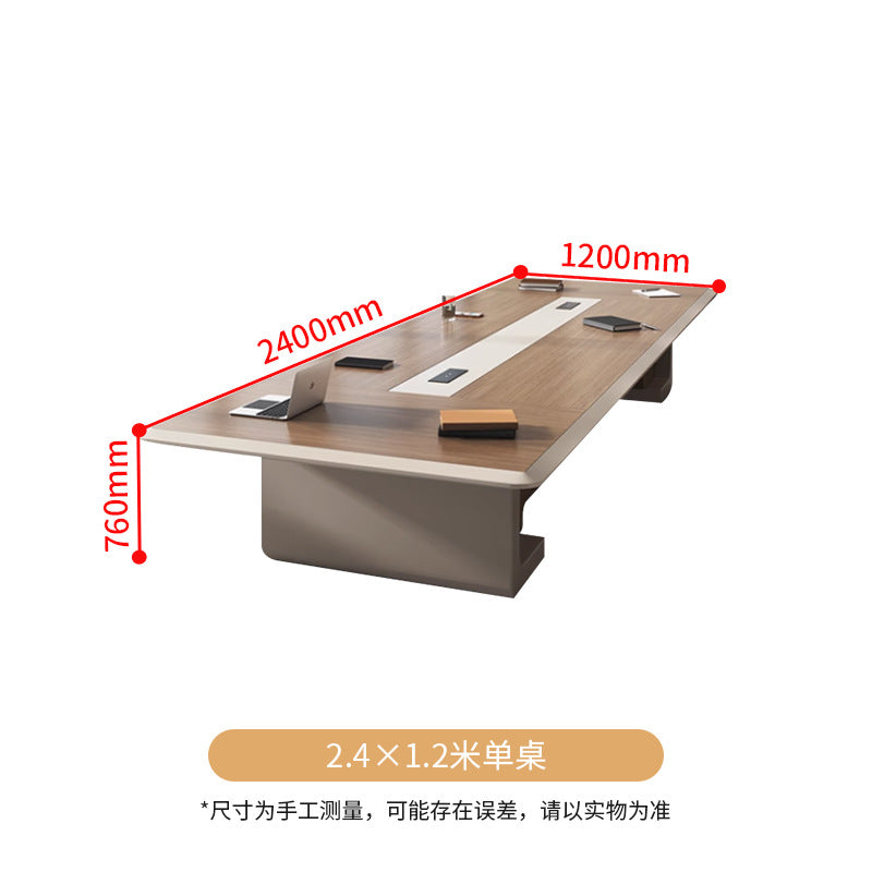 Saint li painted conference table long table high-end large conference room bench meeting and negotiation table and chair combination
