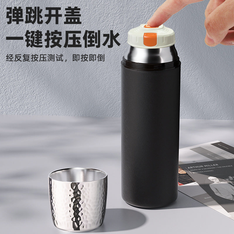 High-style insulated tea mug, made with 316 stainless steel. perfect for men and women, this large-capacity, portable mug is ideal for the office or as a business gift