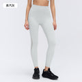 High-waisted butt-lifting leggings for women, mesh panel, breathable running & fitness training pants, barely-there yoga pants d26062