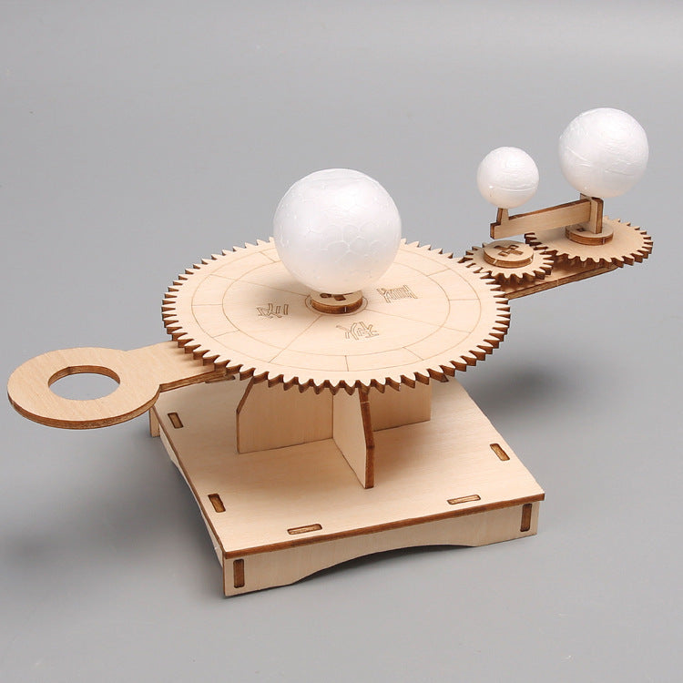 Moon Earth Sun Trisphere DIY Technology Small Production Student Astronomy Children's Toys Science Experimental Materials