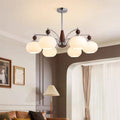 Nordic medieval style living room lamp chandelier modern casual restaurant chandelier study bedroom medieval magic bean chandelier lamp