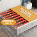 Solid wood bed - modern minimalist style 1.5m - double bed, princess bed, single bed - budget-friendly for rental properties - 1.8m master bedroom