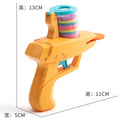 Cross-mirror wholesale decompression soft bullet gun family outdoor kids toys flying disc toy gun children's outdoor battle game