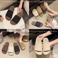 New retro flat espadrille sandals women's birkenstock style casual outdoor non-slip versatile fashion slippers